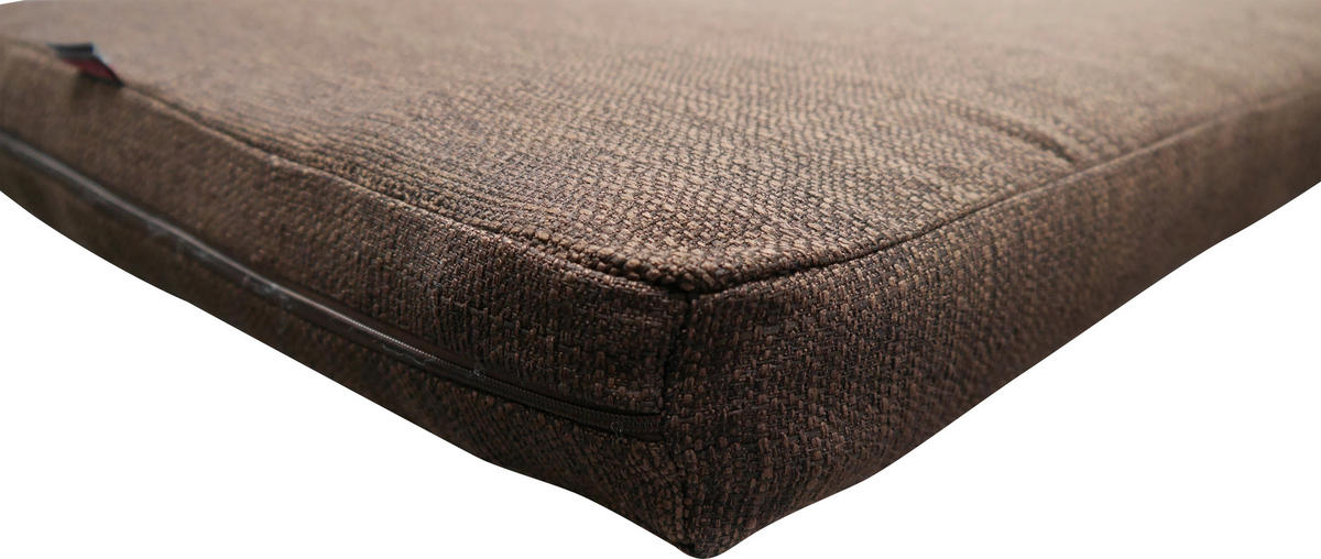 HOLLYWOODSCHAUKEL 210/160/145 cm  - Dunkelgrau/Dunkelbraun, Basics, Textil/Metall (210/160/145cm) - Boxxx