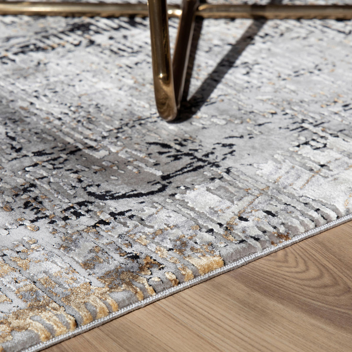 WEBTEPPICH 120/170 cm My Jewel of Obsession  - Grau, Konventionell, Textil (120/170cm)
