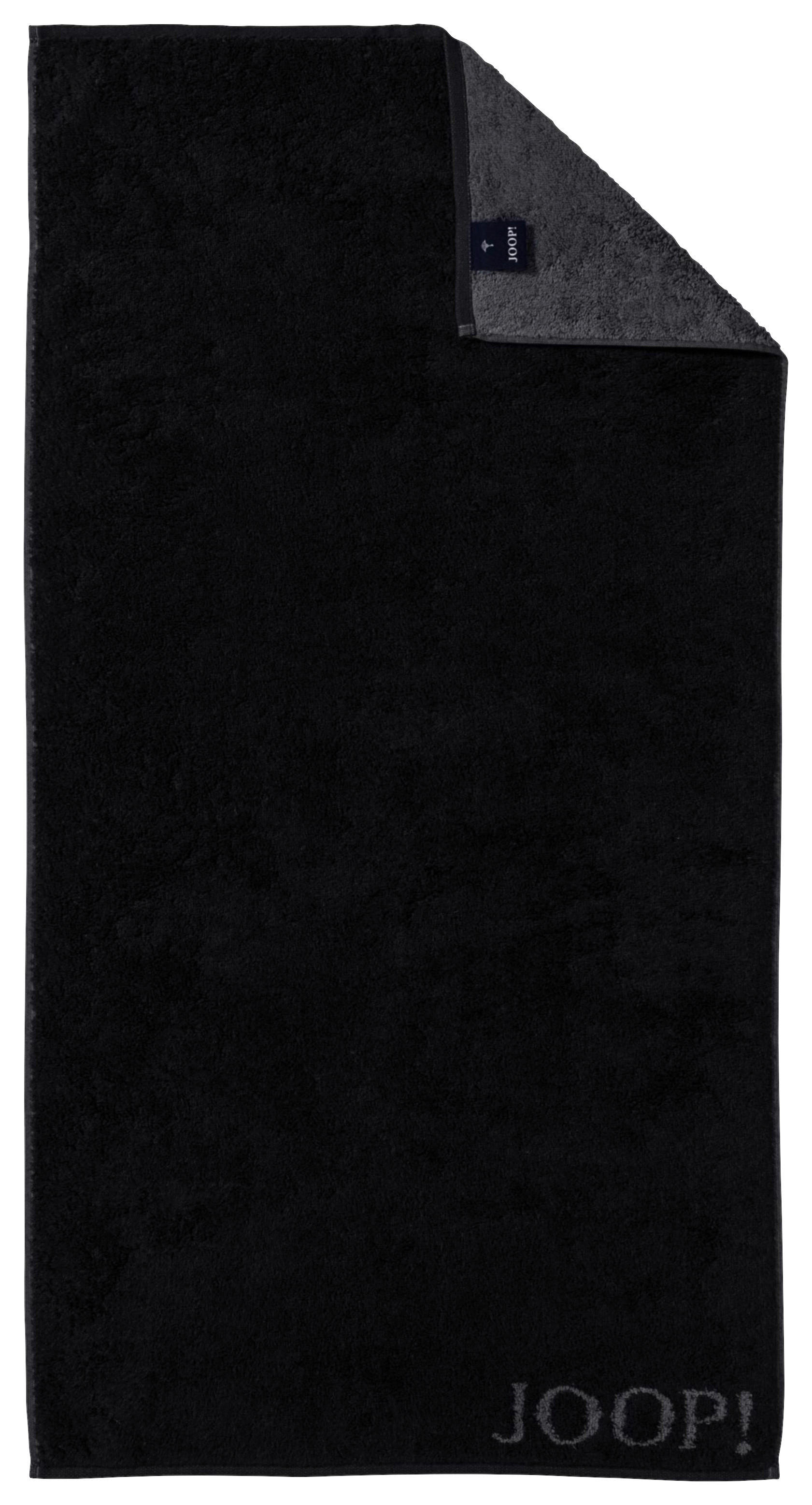 DUSCHTUCH CLASSIC DOUBLEFACE 80/150 cm  - Schwarz, Design, Textil (80/150cm) - Joop!