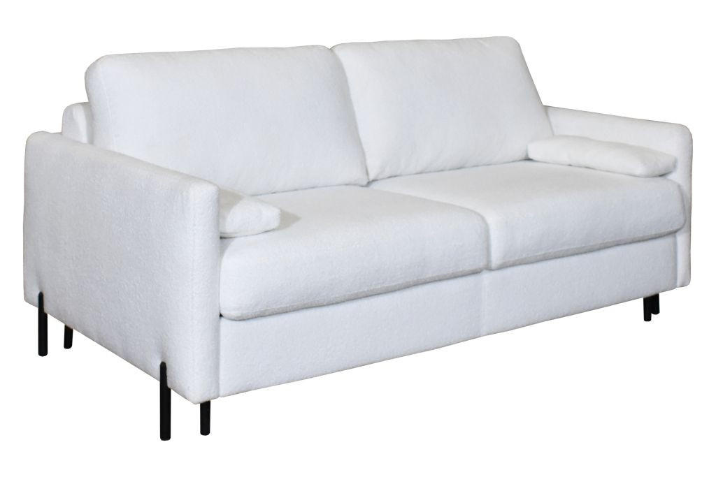 TROSJED drvo, metal, plastika, tekstil, drvni materijal  bijela    - bijela/crna, Moderno, drvni materijal/drvo (176/85/100cm)