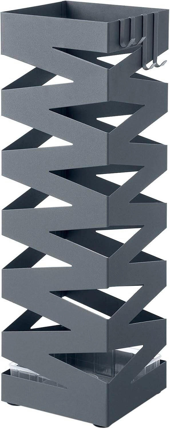 SCHIRMSTÄNDER - Grau, Basics, Metall (15,5/49/15,5cm)