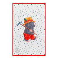 KINDERTEPPICH 100/160 cm Spiegelburg G.A.R.D.E.N  - Rot/Weiß, Trend, Kunststoff/Textil (100/160cm)