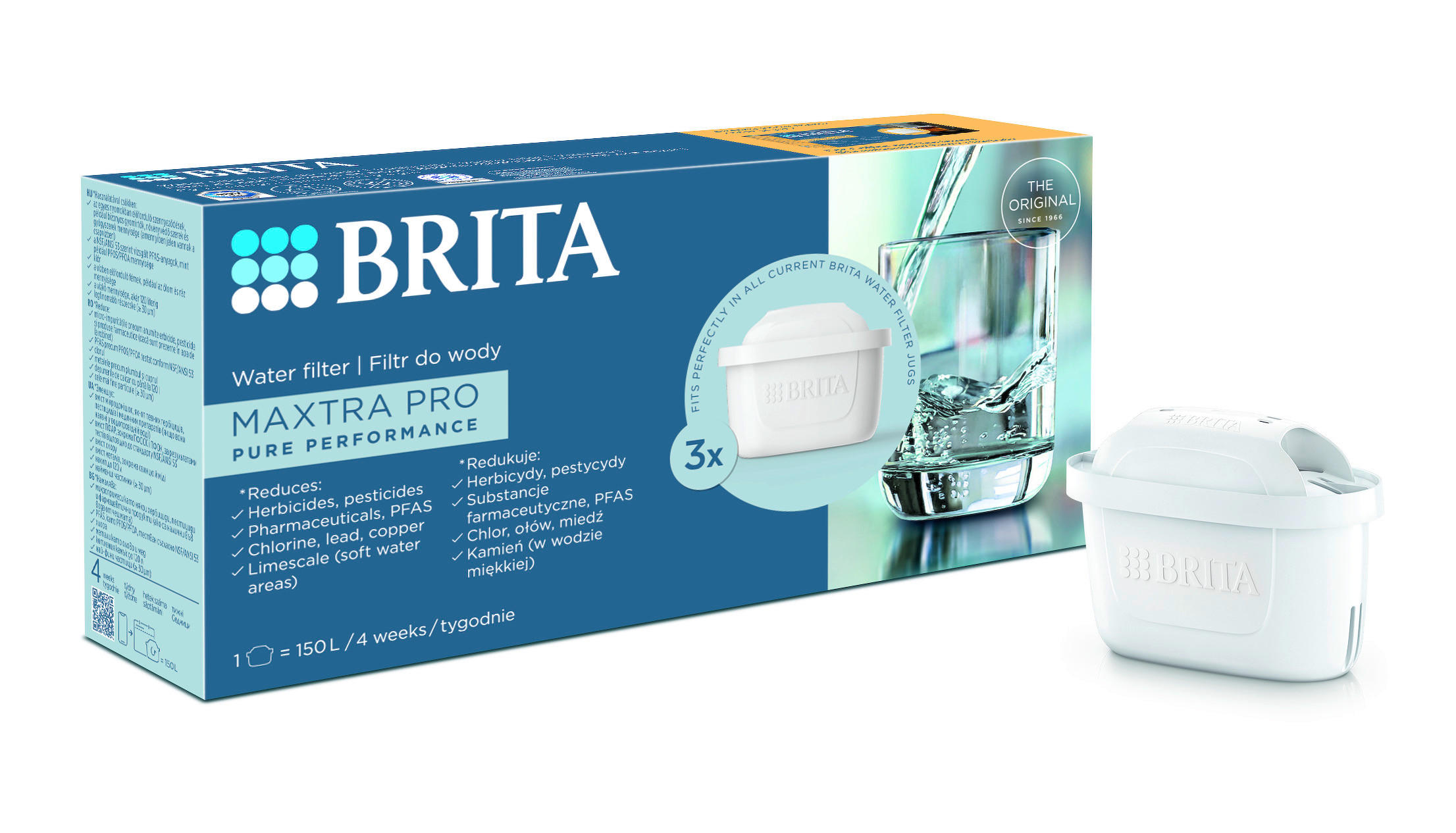 FILTER ZA VODO SET 3/1 - bela, Basics, umetna masa - Brita