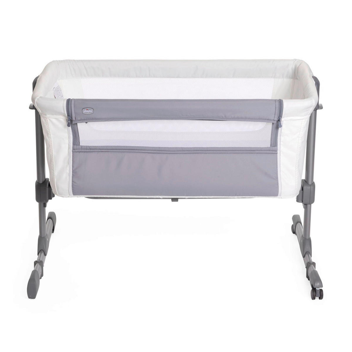 BEISTELLBETT Next2Me  - Grau, Basics, Textil/Metall (98/65/80/70,5cm) - Chicco