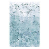 FOTOTAPETE - Blau/Weiß, Basics, Papier/Kunststoff (186/280cm)