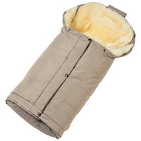 BUGGY-FELLSACK Lammfell Fußsack Kitzbühel  - Beige, Basics, Fell/Textil (106/45/5cm) - fellhof