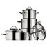 SET POSOD 5/1 PROVENCE PLUS - prozorna/nerjaveče jeklo, Konvencionalno, kovina/steklo (16cm) - WMF SET POSOD 5/1 PROVENCE PLUS - prozorna/nerjaveče jeklo, Konvencionalno, kovina/steklo (16cm) - WMF