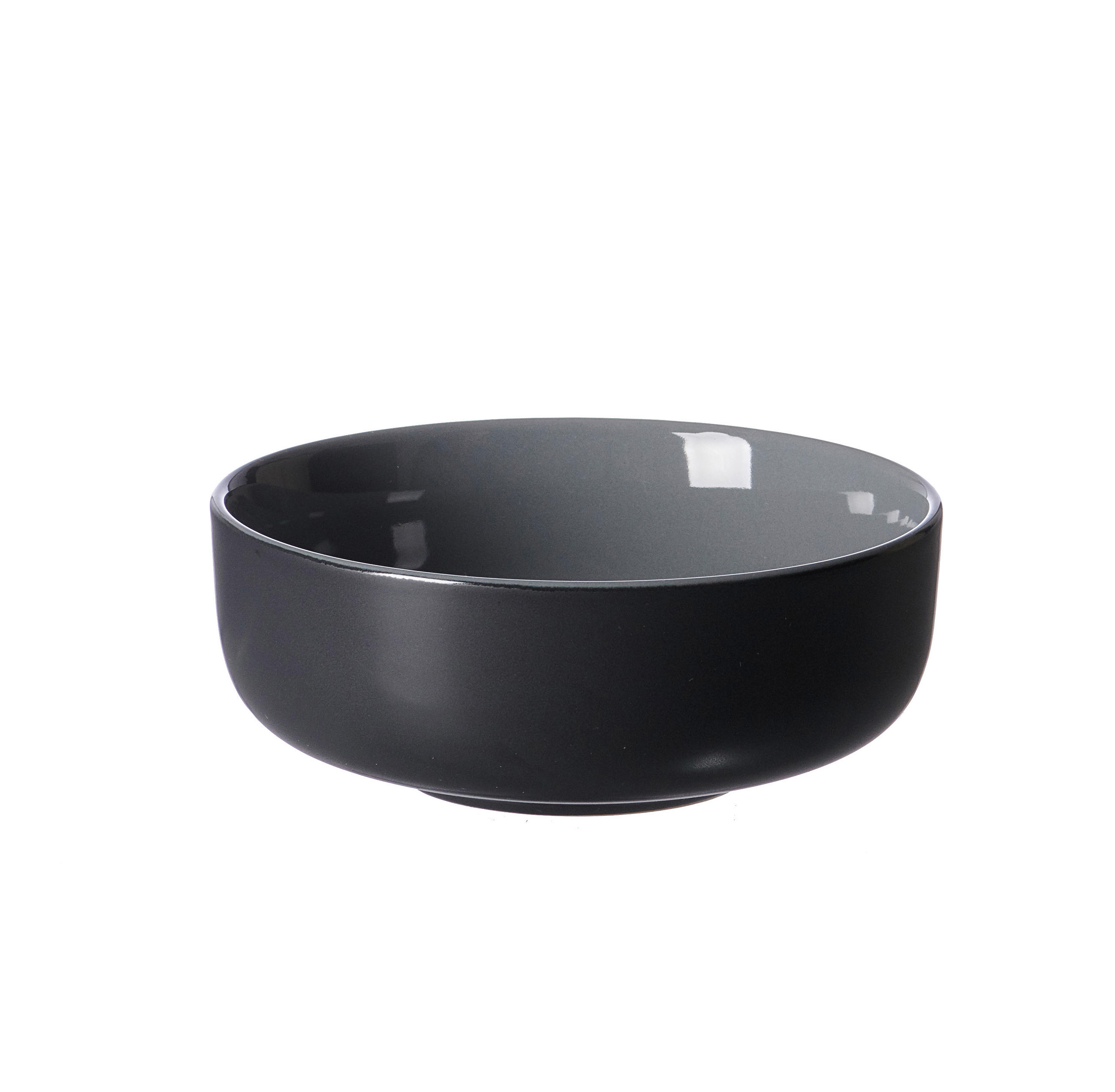 MÜSLISCHALE JASPER 14 cm  - Schwarz/Grau, Basics, Keramik (14cm) - Ritzenhoff Breker