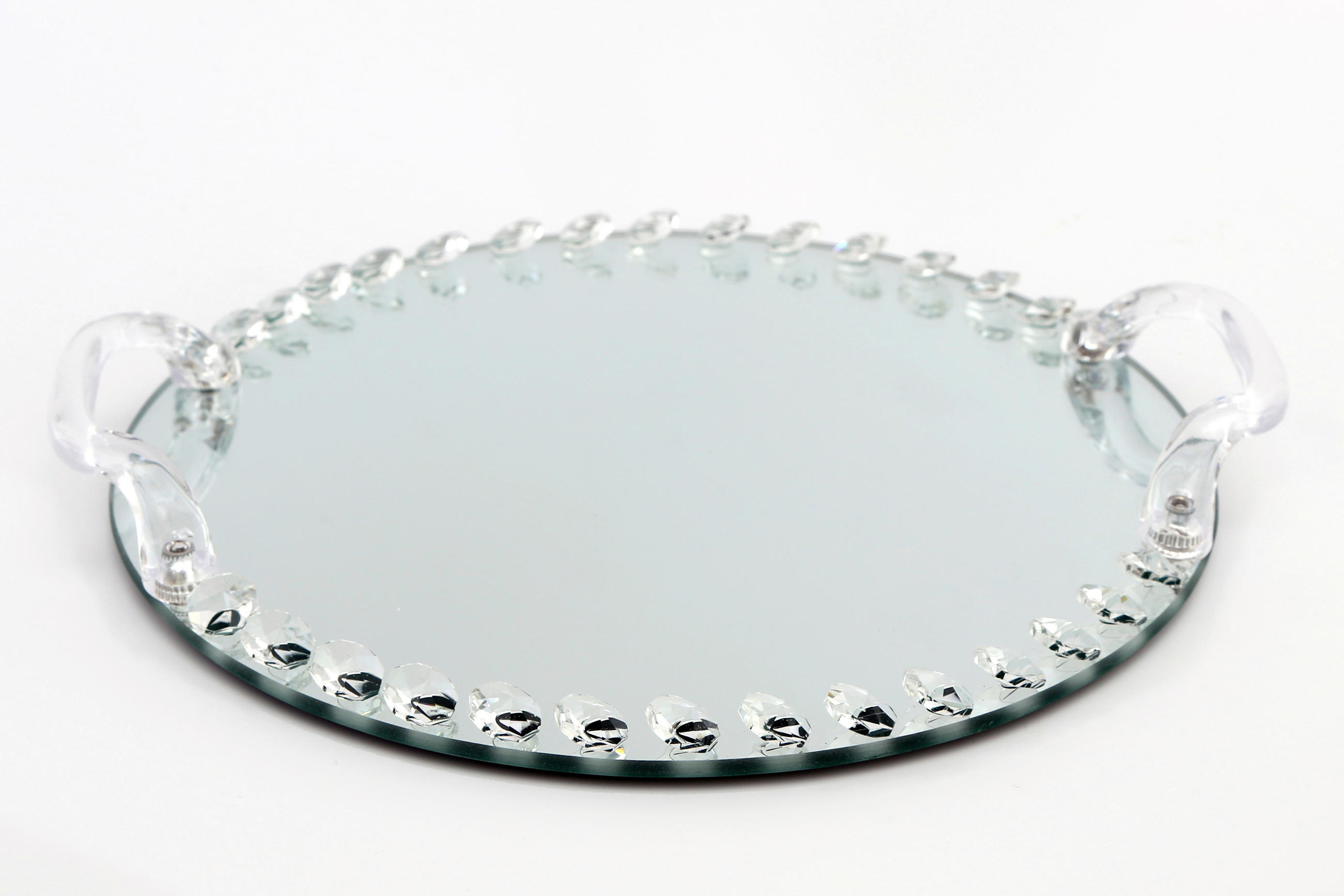 DEKOR TÁLCA    - Design, üveg (30/27/27cm)