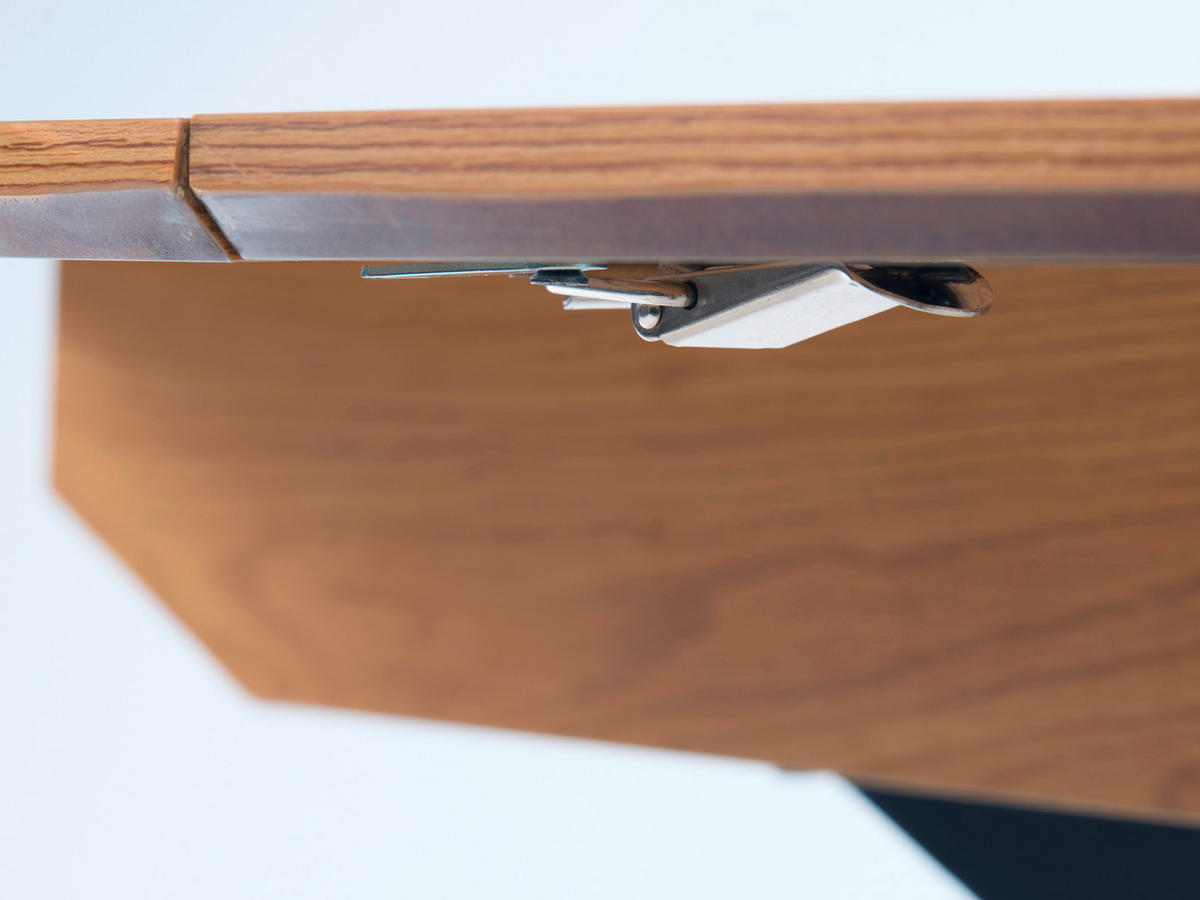 ESSTISCH in Holzwerkstoff 120/120/75 cm  - Eichefarben/Schwarz, MODERN, Holzwerkstoff/Metall (120/120/75cm) - Livetastic