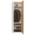 GARDEROBENSCHRANK 61,9/205,5/37,1 cm  - Wildeiche/Eichefarben, Design, Holz/Holzwerkstoff (61,9/205,5/37,1cm) - Dieter Knoll
