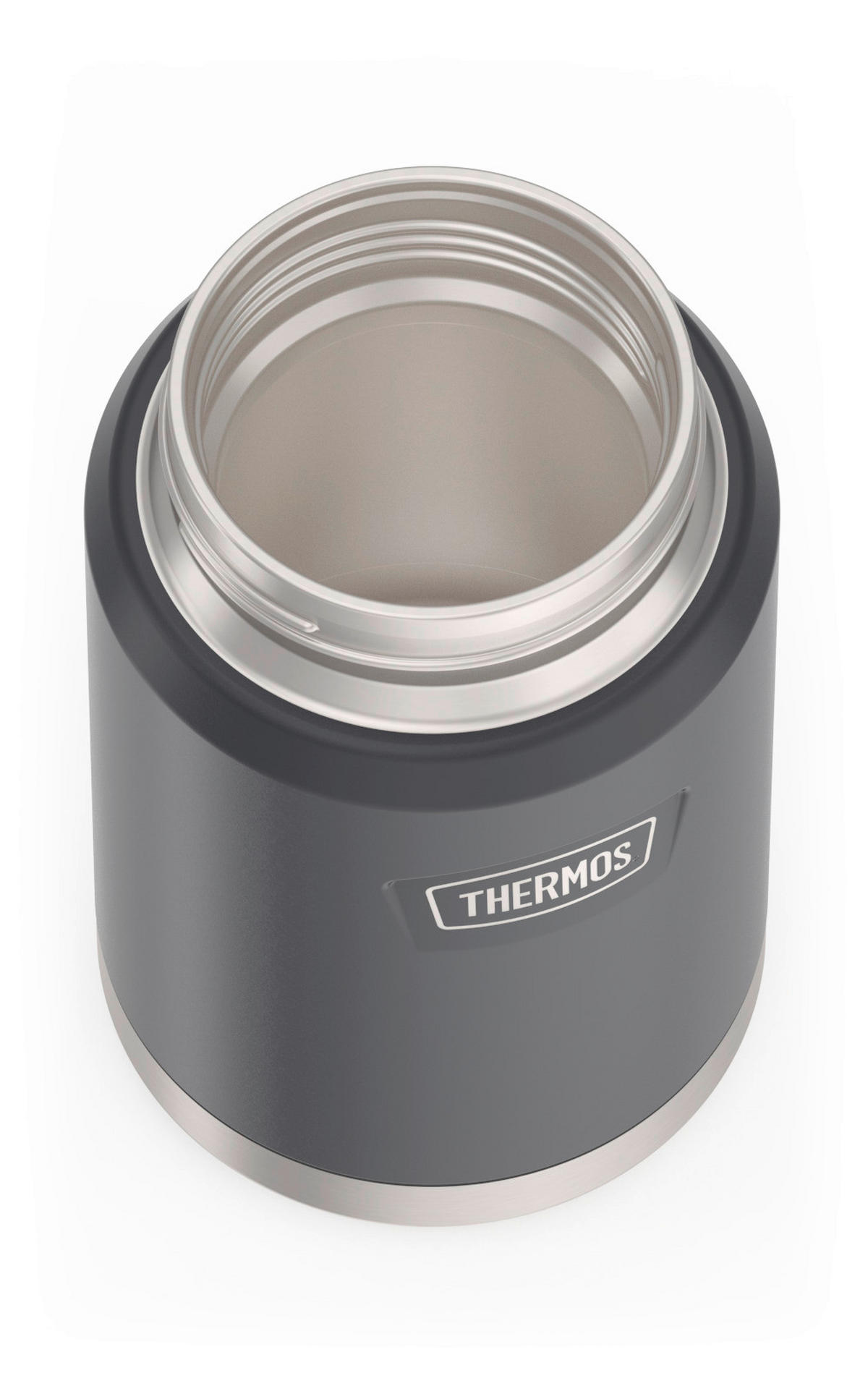 ISOLIERSPEISEGEFÄSS ICON 0,71 L  - Dunkelgrau, Basics, Metall (0,71l) - Thermos