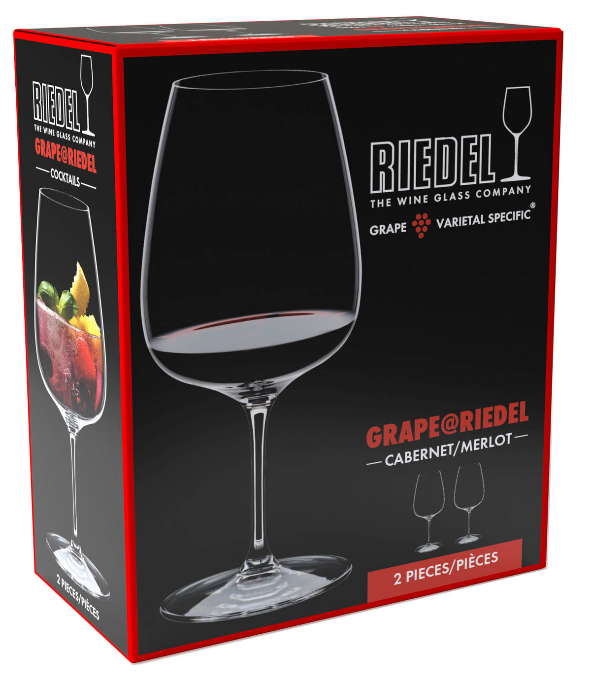 GLÄSERSET Grape 2-teilig  - Design, Glas - Riedel