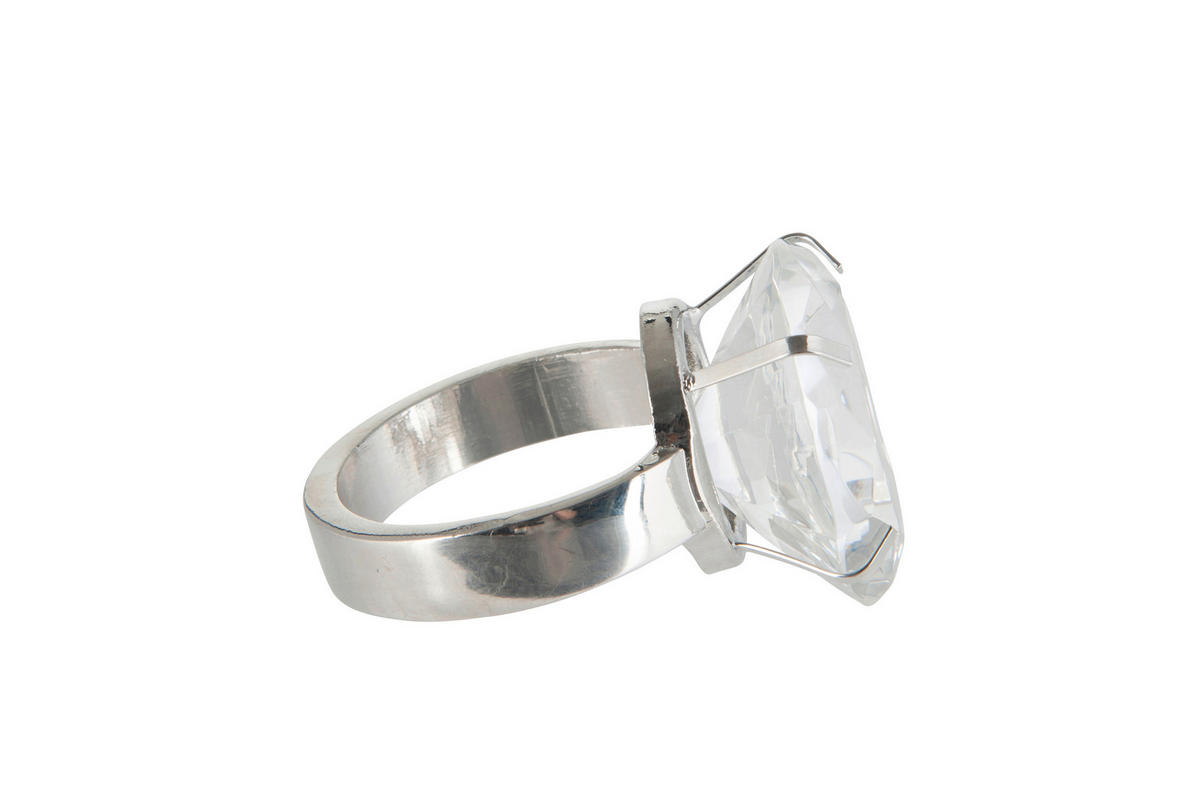 SERVIETTENRING   5/4,5/6,5 cm  - Silberfarben, Basics, Metall (5/4,5/6,5cm) - Ambia Home
