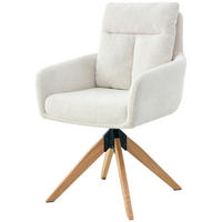 ARMLEHNSTUHL  in Eisen Webstoff  - Creme/Naturfarben, KONVENTIONELL, Holz/Textil (59/92/63cm) - Livetastic