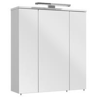 SPIEGELSCHRANK 65/72/20 cm  - Chromfarben/Weiß, Basics, Glas/Holzwerkstoff (65/72/20cm) - Xora