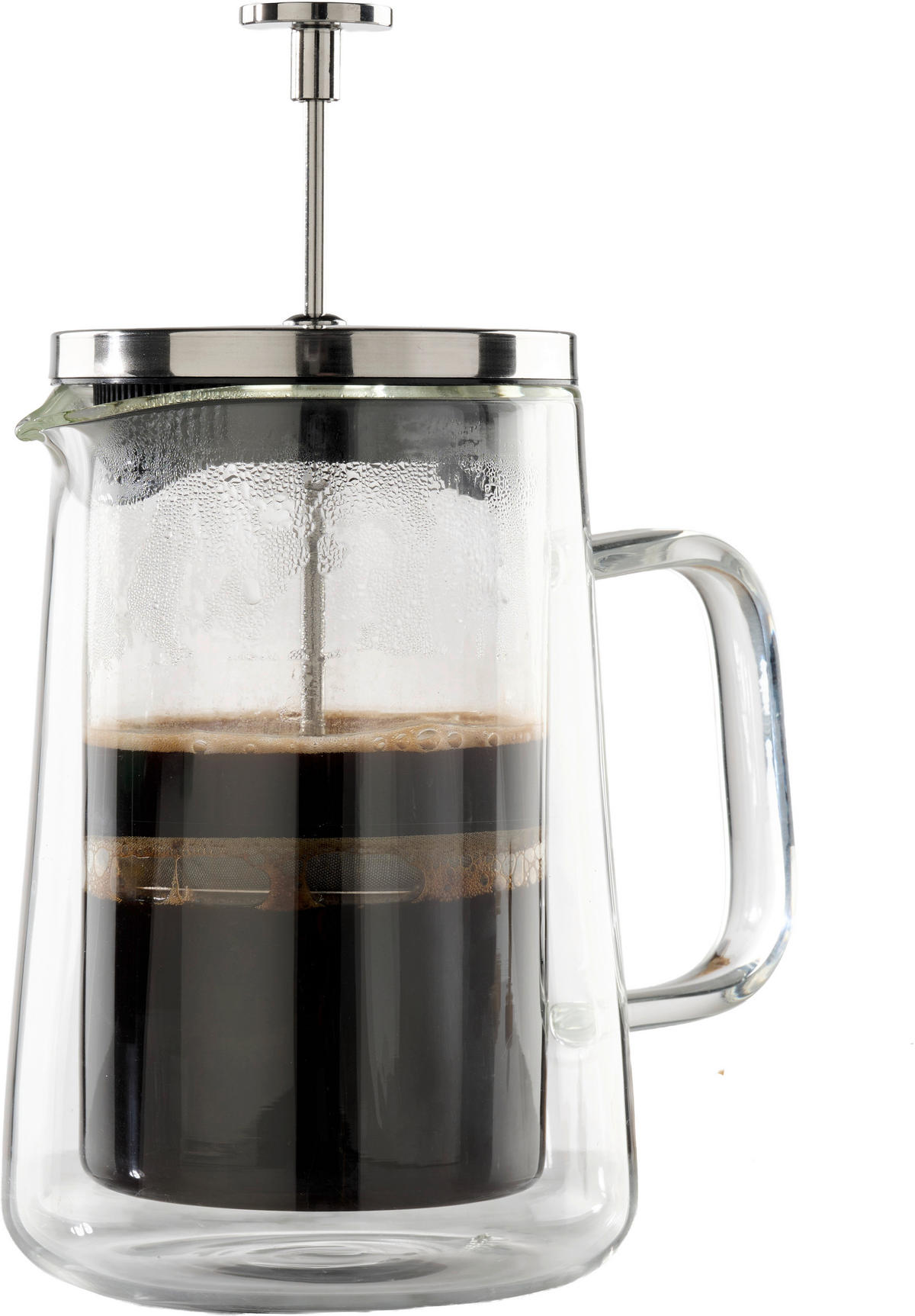 KAFFEEBEREITER 0.65 L  - Klar, Design, Glas/Kunststoff (16,5/19cm) - Novel