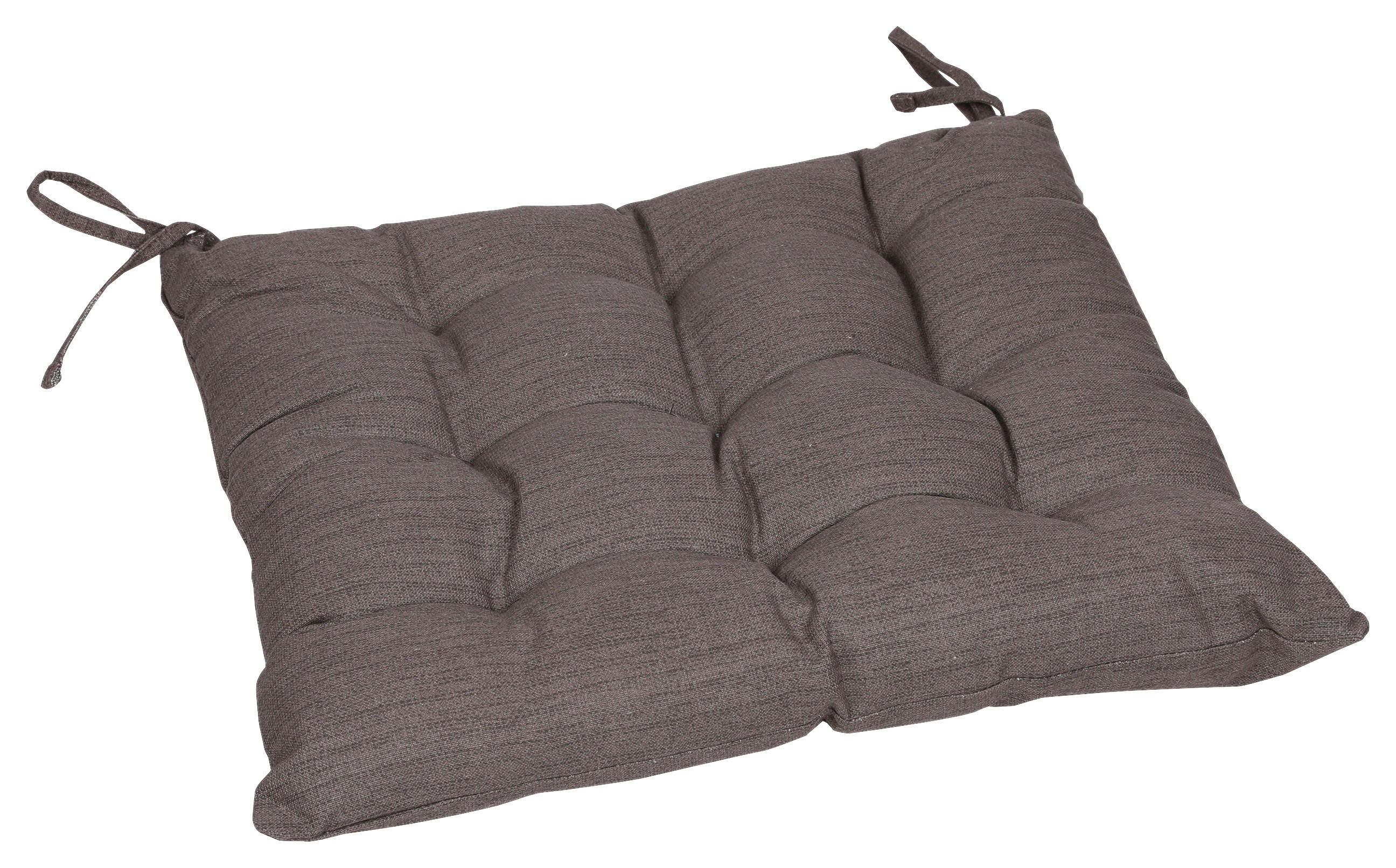 GARTENSITZKISSEN in Braun 40/40 cm  - Braun, Design, Textil (40/40cm)