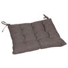 GARTENSITZKISSEN in Braun 40/40 cm  - Braun, Design, Textil (40/40cm)
