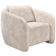 SESSEL Struktur Beige - Beige/Schwarz, Design, Kunststoff/Textil (87/75/95cm) - Ambia Home