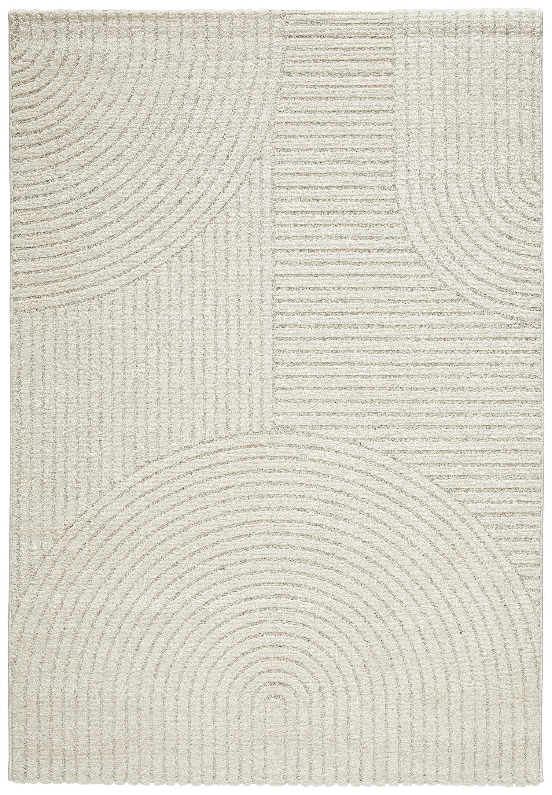 TKANI TEPIH GRANADA 160X230 CM  krem     - krem, Dizajnerski, tekstil (160/230cm) - Novel