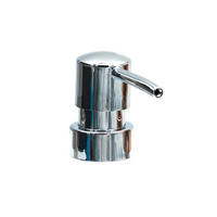 Pumpenkopf Kunststoff  - Chromfarben, Basics, Kunststoff (7,2/10,5/3,4cm) - Sadena