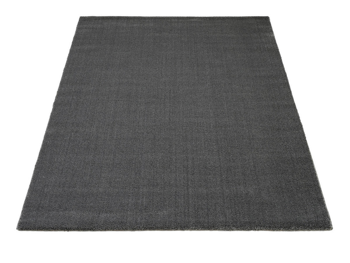 TEPPICH 65/130 cm Dunkelgrau  - Dunkelgrau, Basics, Textil (65/130cm) - Novel