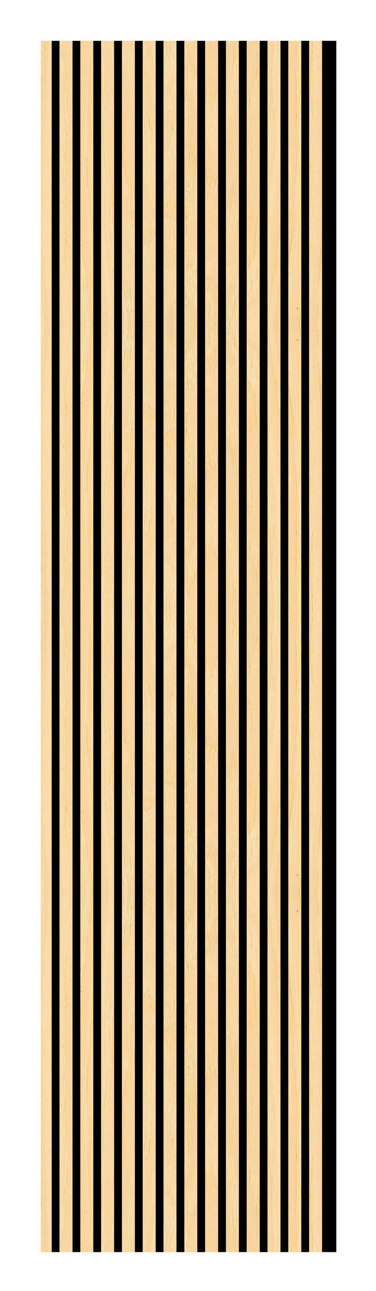 AKUSTIKPANEEL Esche furniert 57.25/1.9/267 cm  - Eschefarben, KONVENTIONELL, Holz/Textil (57.25/1.9/267cm)