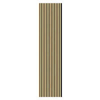 AKUSTIKPANEEL Esche furniert 57.25/1.9/267 cm  - Eschefarben, KONVENTIONELL, Holz/Textil (57.25/1.9/267cm)