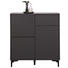 KOMMODE 84/92/38 cm - Graphitfarben, Trend, Holzwerkstoff/Kunststoff (84/92/38cm) - Carryhome KOMMODE 84/92/38 cm - Graphitfarben, Trend, Holzwerkstoff/Kunststoff (84/92/38cm) - Carryhome