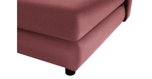 SCHLAFSOFA Taras  mit Stoffauswahl Webstoff Altrosa  - Schwarz/Altrosa, Design, Kunststoff/Textil (197/77/81cm) - Xora