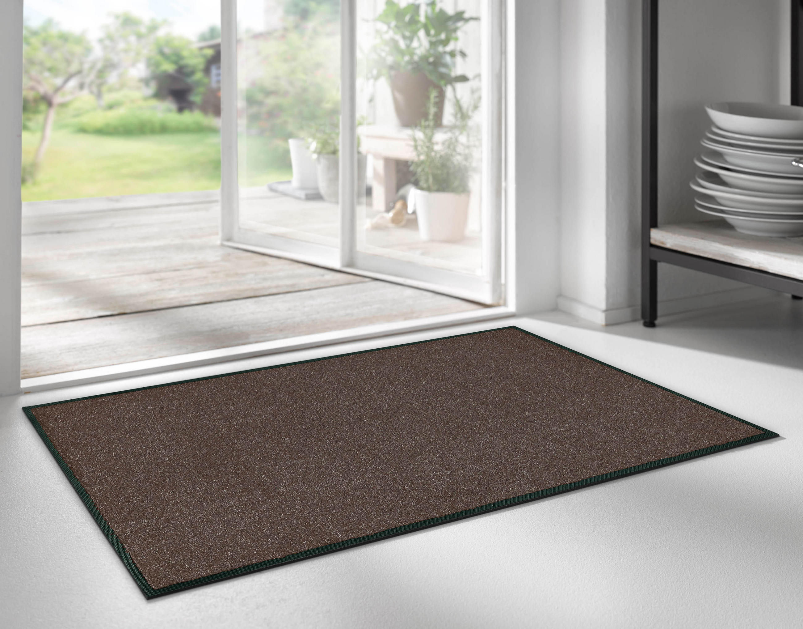 COVORAȘ DE INTRARE 50/75 cm  - maro, Konventionell, plastic/textil (50/75cm) - wash+dry