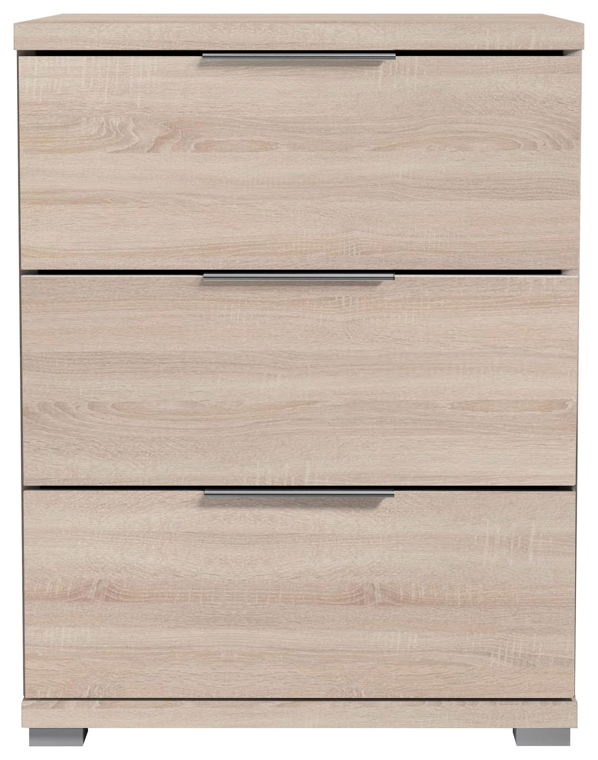 NACHTKÄSTCHEN in Sonoma Eiche  - Alufarben/Sonoma Eiche, KONVENTIONELL, Holzwerkstoff/Kunststoff (46/61/42cm) - Boxxx