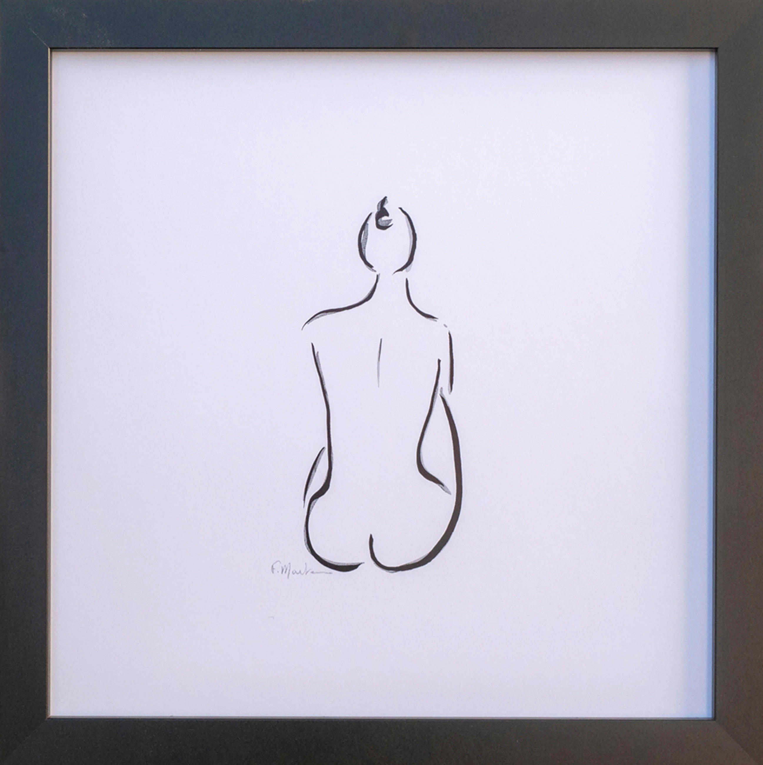 GYCLEÉ Frauen  - Schwarz/Weiß, Basics, Papier/Holzwerkstoff (46/46cm)