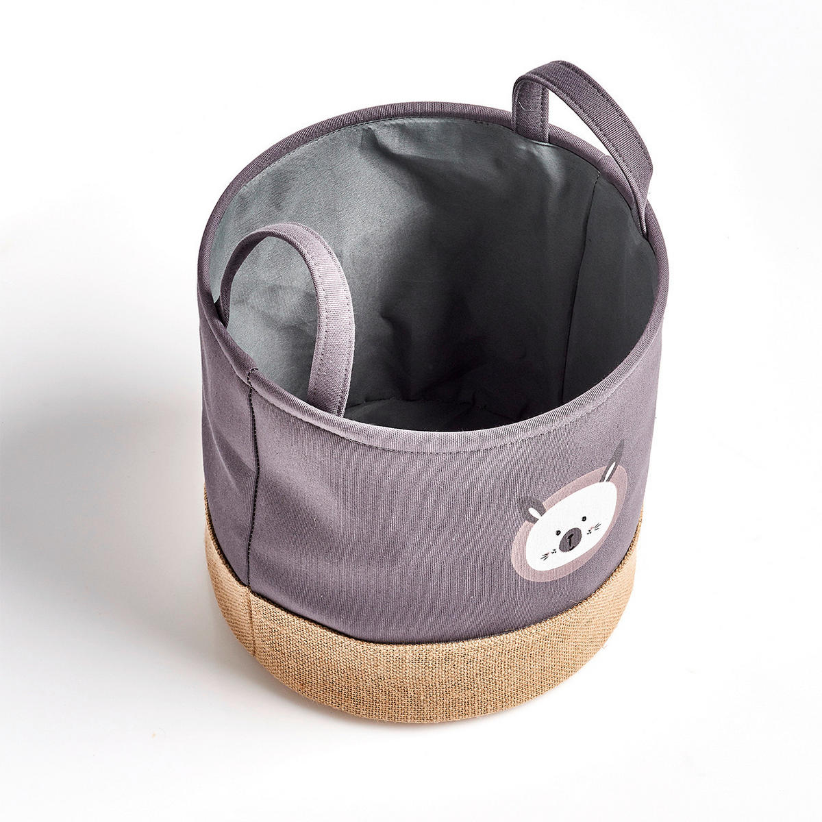 AUFBEWAHRUNGSKÖRBCHEN    44/30/29 cm  - Grau, Basics, Textil (44/30/29cm) - Zeller Present