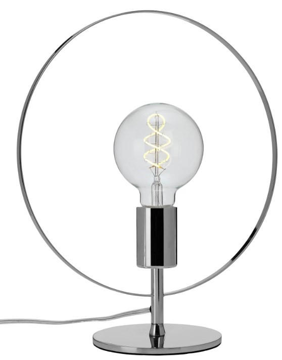 BORDSLAMPA 30/34,5 cm   - kromfärg, Klassisk (30/34,5cm)