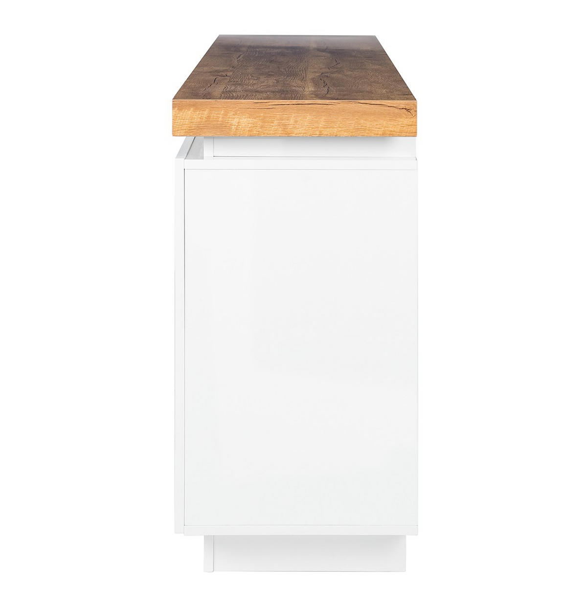 SIDEBOARD  in 200/80/40 cm  - Eichefarben/Weiß, Design, Holzwerkstoff (200/80/40cm) - Livetastic