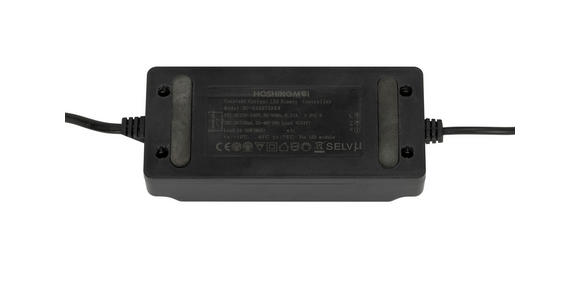 LED-STEHLEUCHTE 81/28/165 cm    - Schwarz, Design, Kunststoff/Metall (81/28/165cm) - Novel