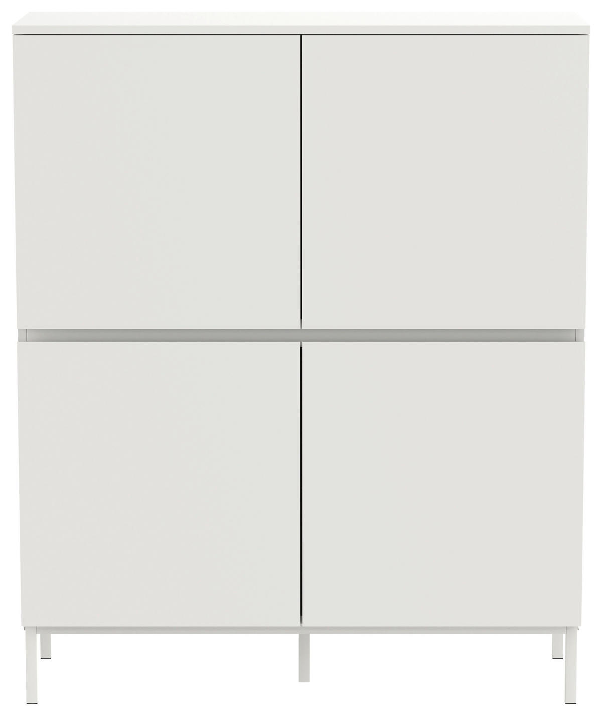 HIGHBOARD  in 100/122/35 cm  - Kaschmir, Design, Holzwerkstoff/Metall (100/122/35cm) - Hom`in