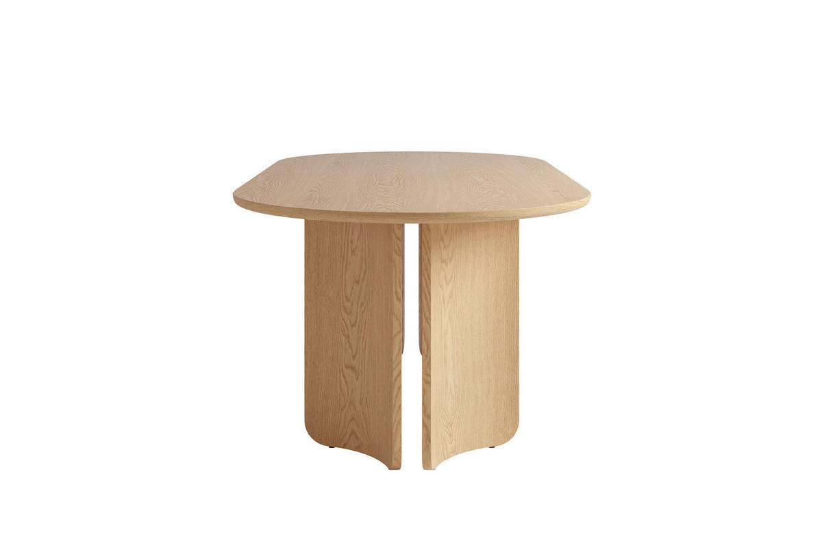 ESSTISCH 200/100/76 cm Echtholz, Nachbildung  Holzwerkstoff Eiche Bianco  - Eiche Bianco, MODERN, Holzwerkstoff (200/100/76cm) - Schöner Wohnen