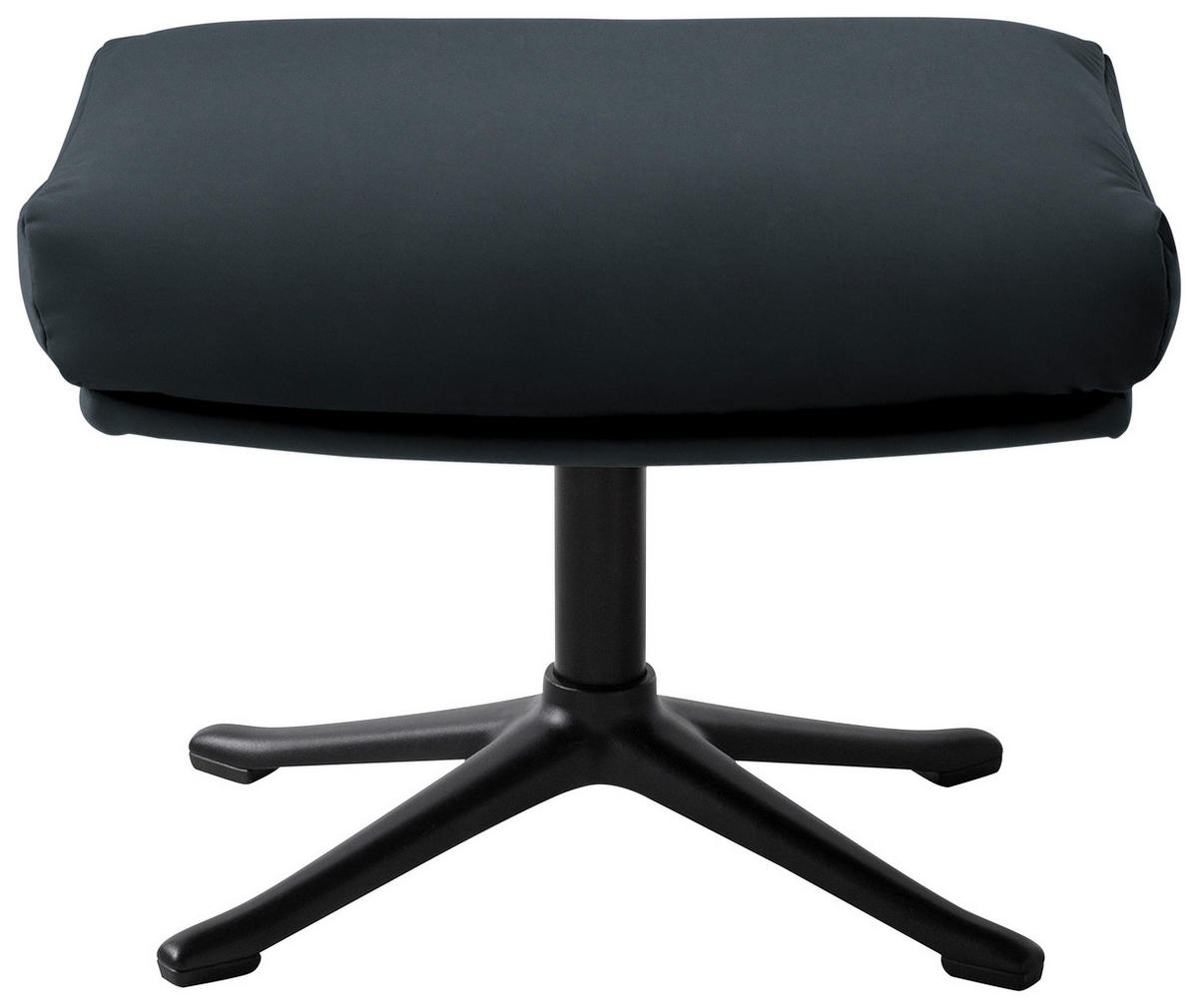 HOCKER Samt Dunkelgrün  - Dunkelgrün/Schwarz, Design, Textil/Metall (51/37/41cm) - home24