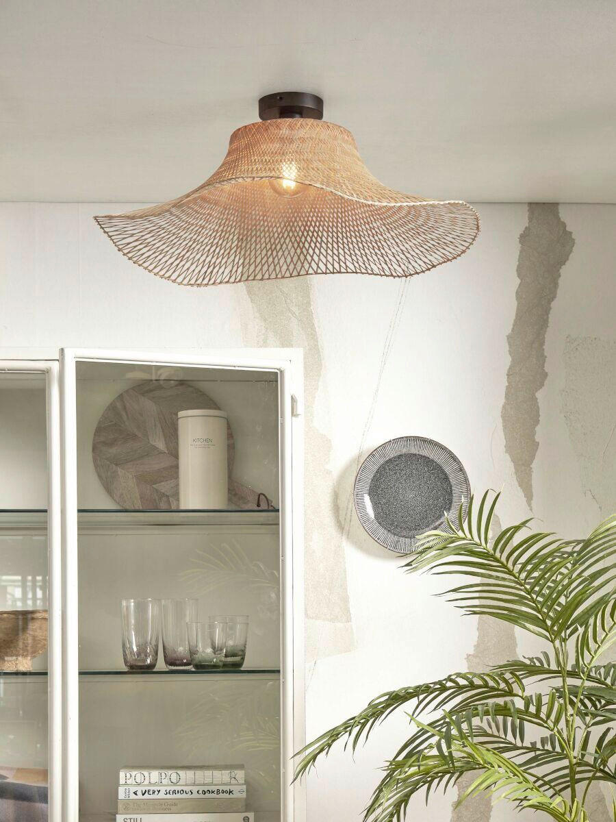 DECKENLEUCHTE    65/65/20 cm  - Naturfarben, Trend (65/65/20cm) - Good & Mojo