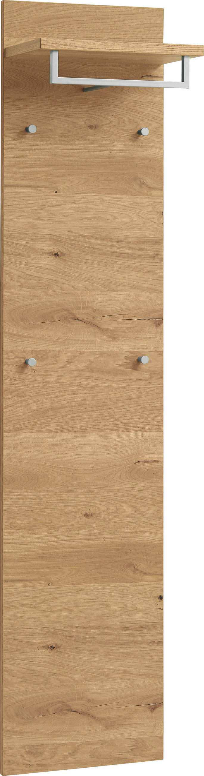 GARDEROBENPANEEL 42/183/27 cm - Eichefarben, Design, Holz (42/183/27cm)