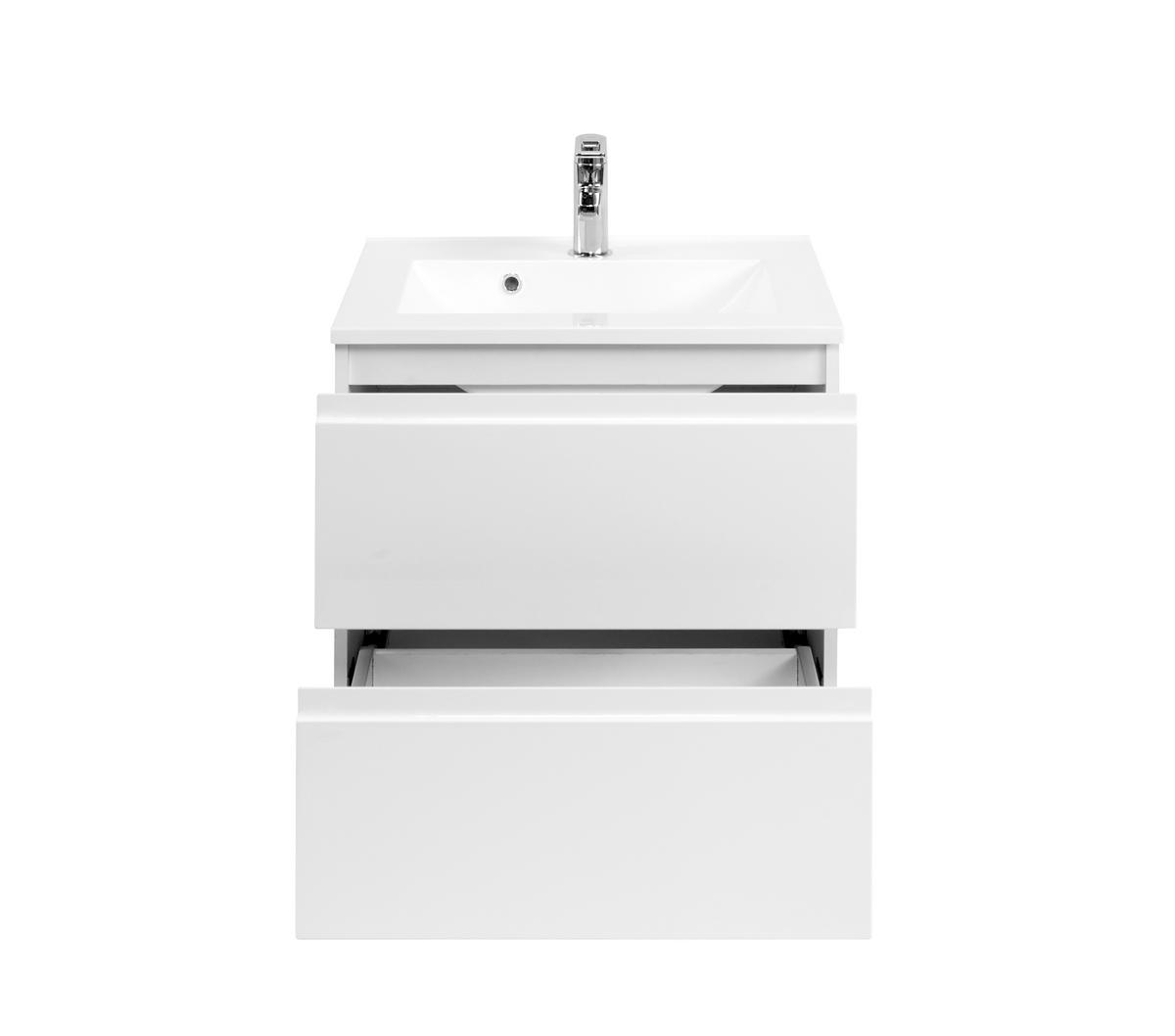 BADEZIMMER  in 60 cm  - Weiß, Design, Holzwerkstoff (60cm) - Held