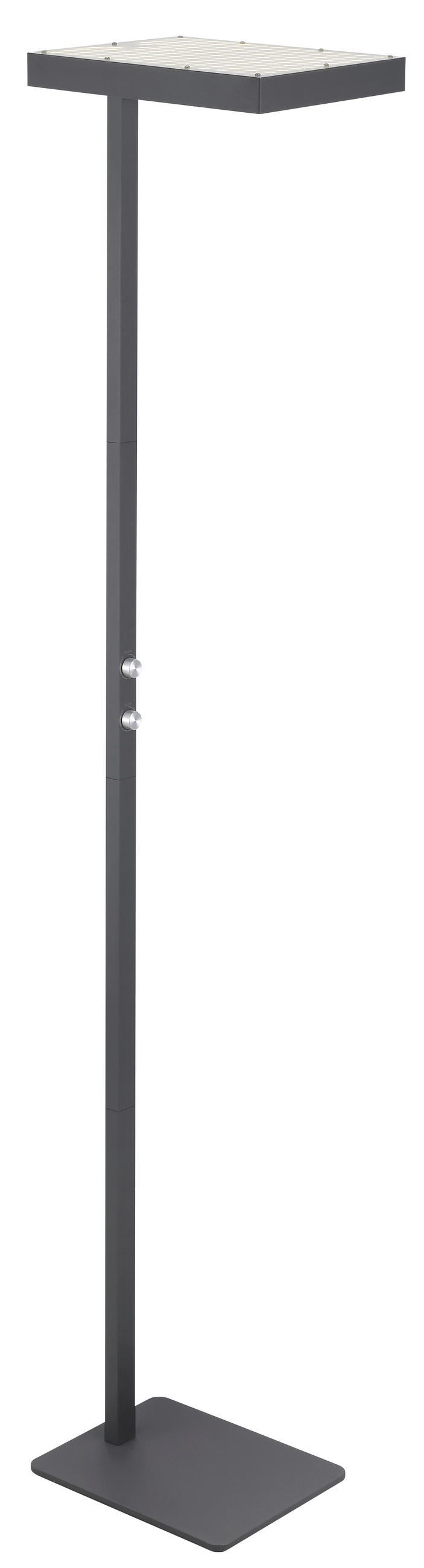 STOJACÍ LED LAMPA, 40/28/184,8 cm - barvy stříbra/čiré, Design, kov/plast (40/28/184,8cm) - Globo