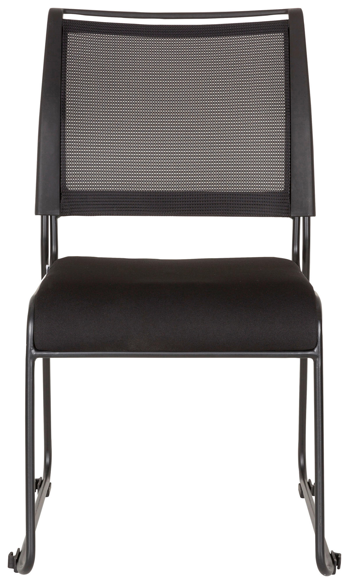 BESÖKSSTOL  i nätklädsel, flatväv svart  - svart, Modern, metall/textil (48/87/61cm) - MID.YOU