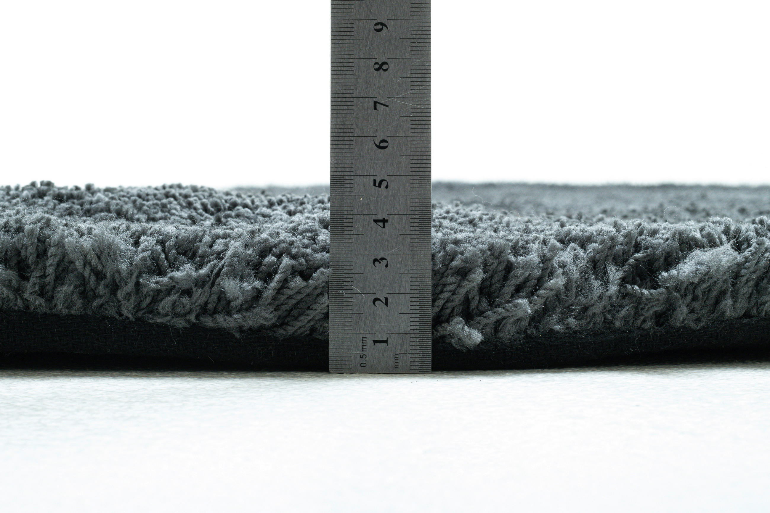 HOCHFLORTEPPICH 140/140 cm Cozy Anthrazit  - Anthrazit, Basics, Textil (140/140cm) - Tom Tailor