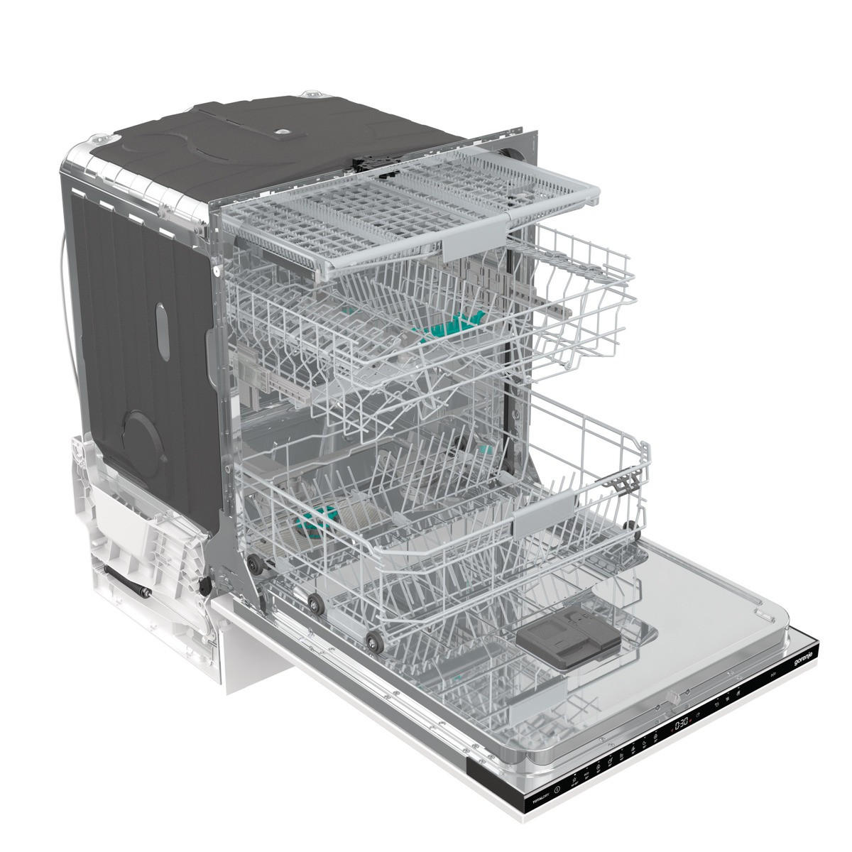 GESCHIRRSPÜLER  - Schwarz, Basics, Kunststoff/Metall (59,8/81,6/55,5cm) - Gorenje