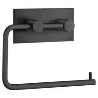 TOILETTENPAPIERHALTER - Schwarz, Basics, Metall (13,4/10,7/3cm) - Smedbo