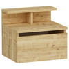 NACHTKÄSTCHEN in Eichefarben  - Eichefarben, Design, Holzwerkstoff (39,8/35/31,6cm) - MID.YOU